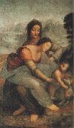 LEONARDO da Vinci Our Lady and St Anne France oil painting artist
